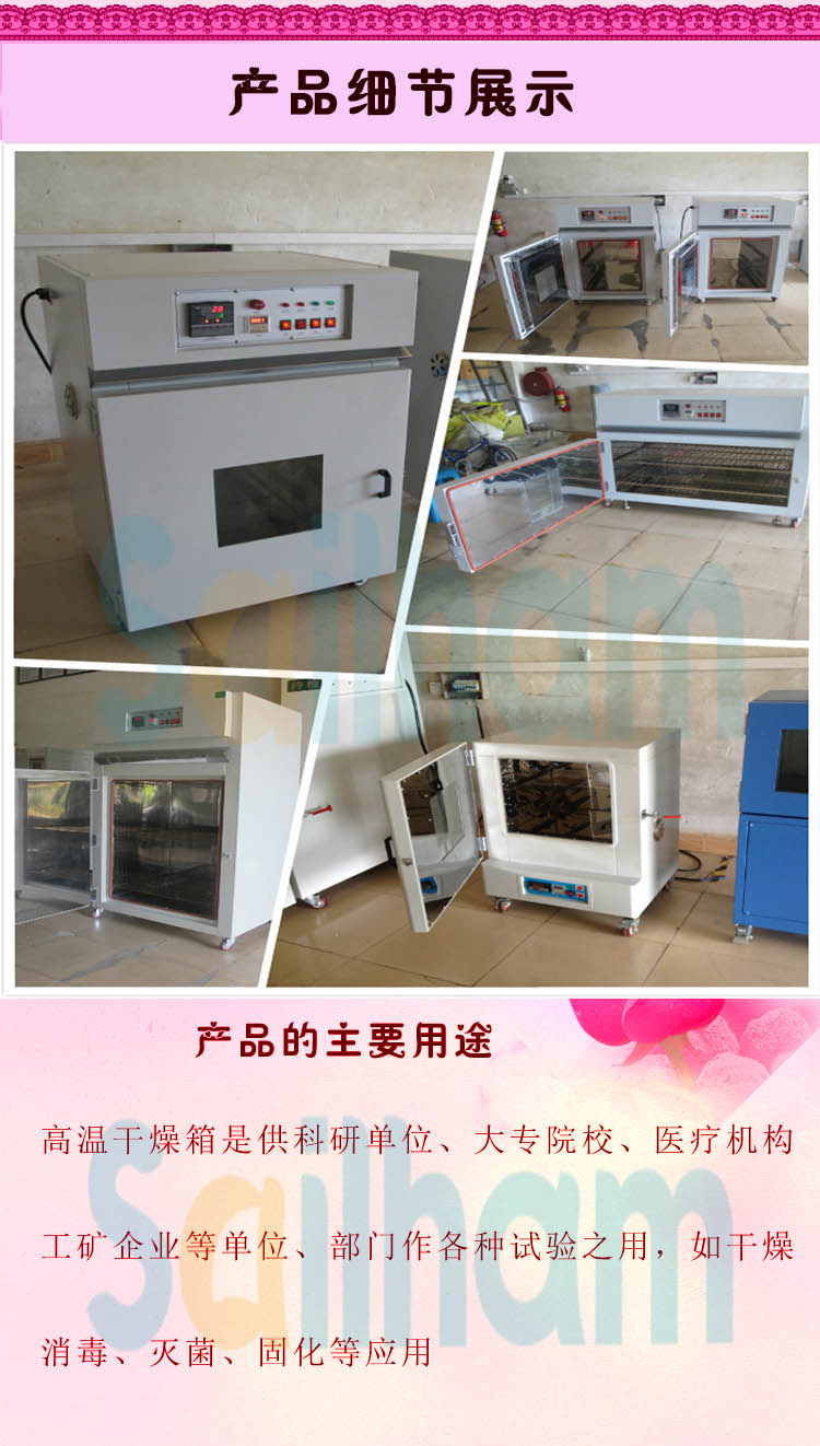 帶轉盤立式鼓風幹燥箱細節圖介紹